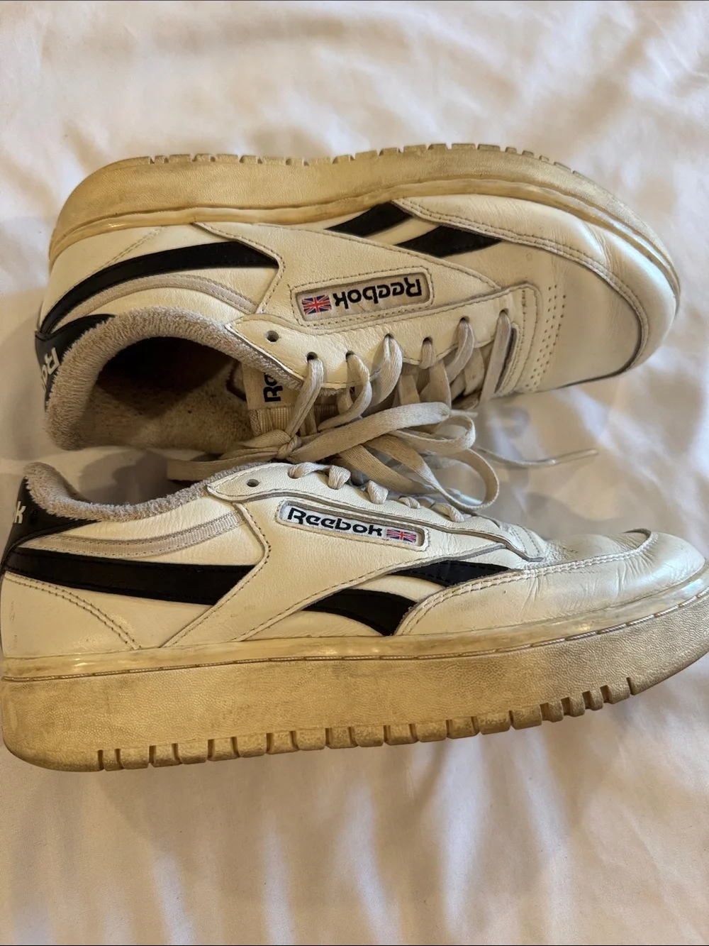 Reebok  Women's Club C Double Revenge Platform Sneaker 8